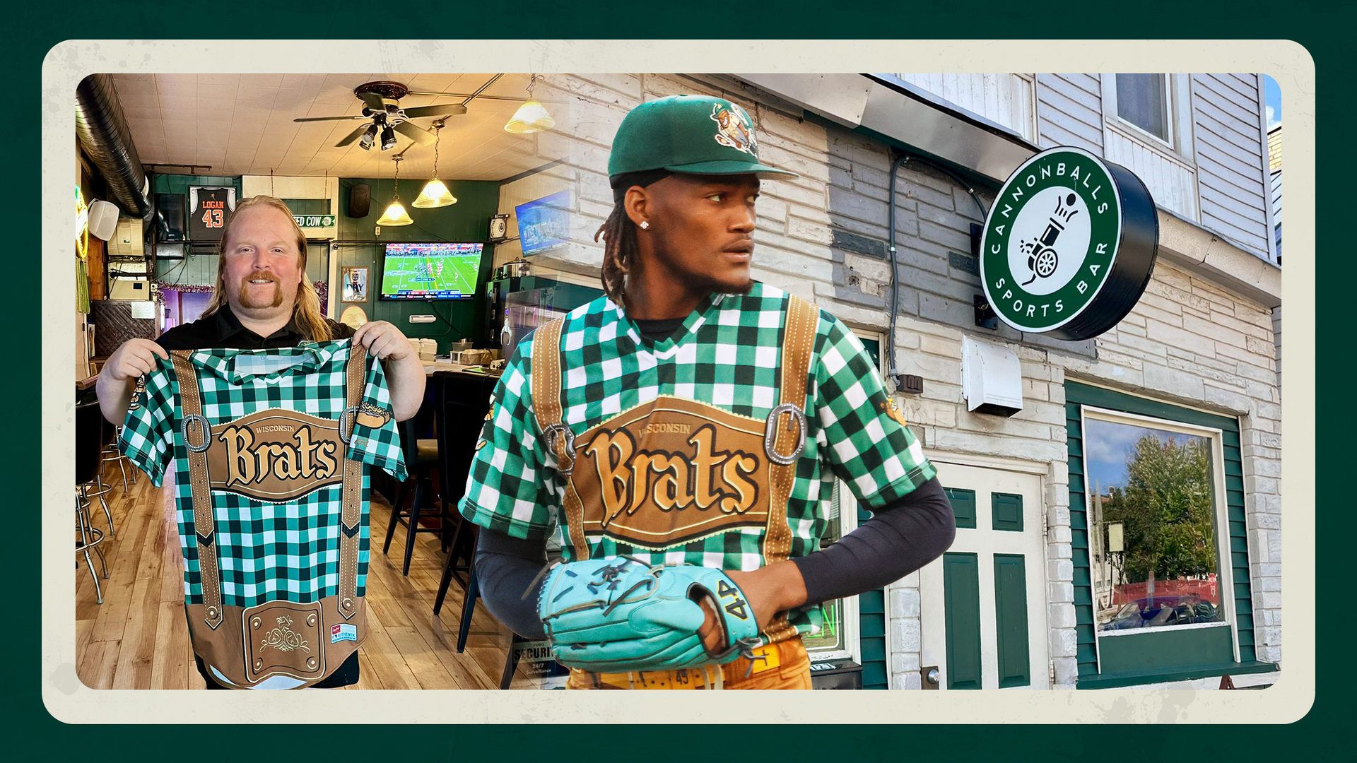 Check out Wisconsin's Brats jersey Check out Wisconsin's Brats jersey